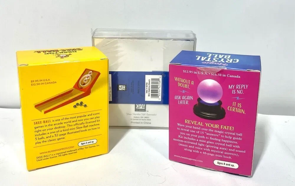 American Zen Day At the Beach Skee Ball & Magic Crystal Ball Desktop Toys New!